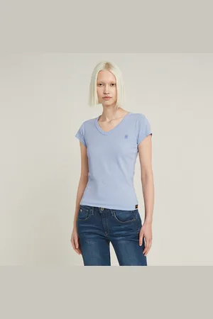 G-Star Eyben Slim V-Neck Top - - Women