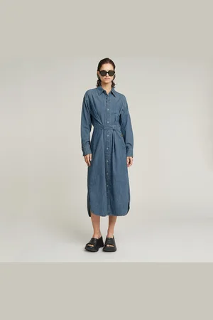 G-Star Long Tab Shirt Dress - - Women