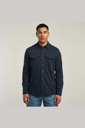 G-Star Jersey Shirt Marine Pockets - - Men