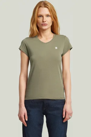 G-Star Eyben Slim V-Neck Top 2.0 - - Women