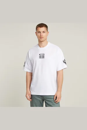 G-Star Barcode Boxy T-Shirt - - Men