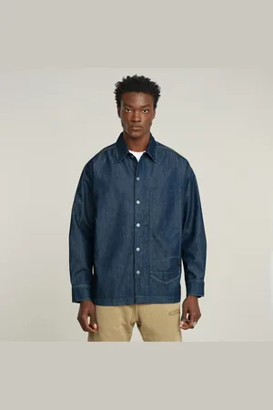 G-Star Long Pocket Boxy Fit Shirt - - Men