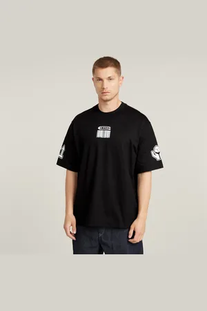 G-Star Barcode Boxy T-Shirt - - Men