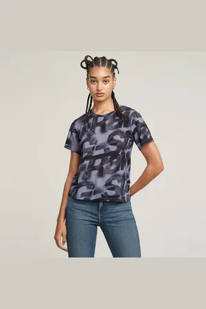 G-Star Sprayed Letters Top - - Women