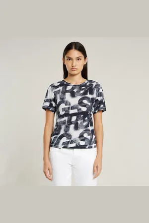 G-Star Sprayed Letters Top - - Women