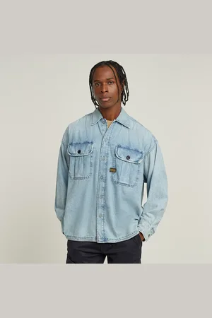 G-Star Pleated 2-Pocket Boxy Shirt - - Men