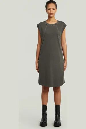 G-Star Seam Detail Overdyed Loose Dress - - Women