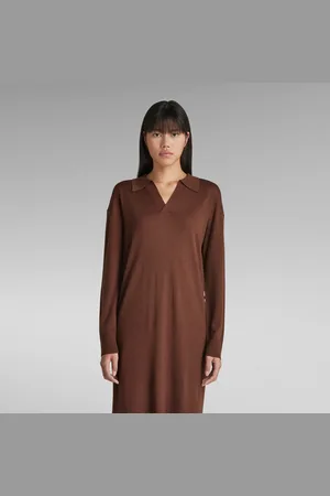 G-Star Knitted Polo Dress - - Women