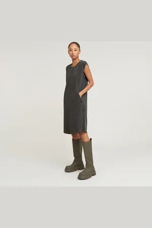 G-Star Seam Detail Overdyed Loose Dress - - Women