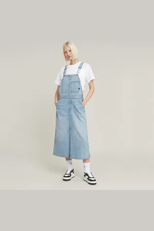 G-Star Midi Dungaree Dress - - Women