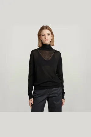 G-Star Core Roll Neck Knitted Sweater - - Women