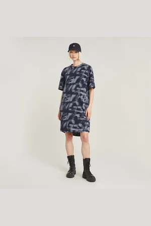 G-Star Sprayed Letters Loose Dress - - Women