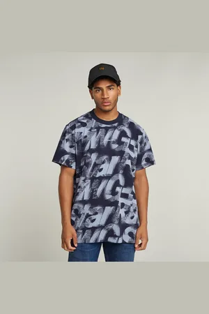 G-Star Sprayed Letters Loose T-Shirt - - Men