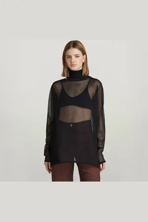 G-Star Sheer Loose Turtle Knitted Sweater - - Women