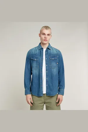 G-Star Slim Denim Shirt - - Men