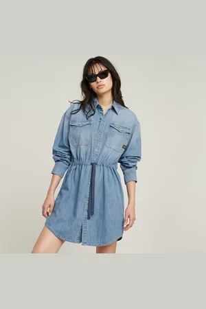 G-Star Relaxed Drawcord Denim Dress - - Women