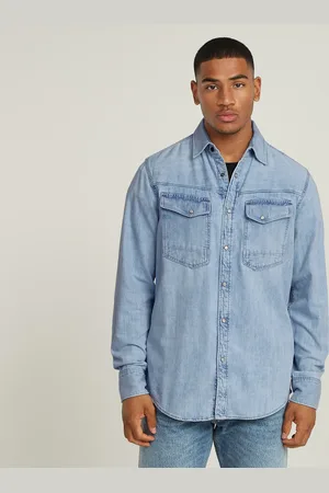 G-Star Slim Denim Shirt - - Men