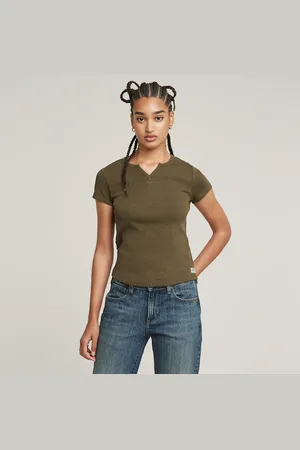 G-Star Micro Placket Slim Top - - Women