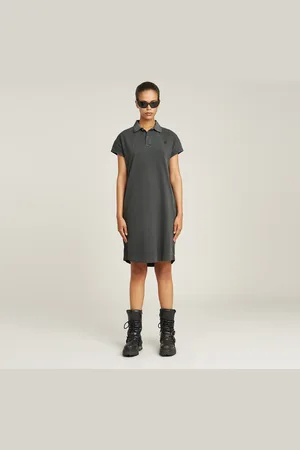 G-Star Seam Detail Polo Dress - - Women