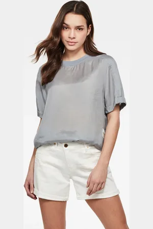 G-Star Woven Tee - - Women
