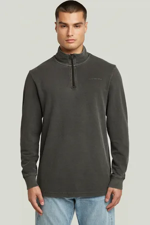 G-Star Overdyed Half Zip Tweeter - - Men