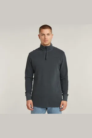 G-Star Overdyed Half Zip Tweeter - - Men