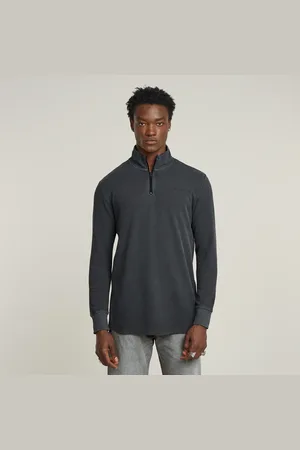 G-Star Overdyed Half Zip Tweeter - - Men