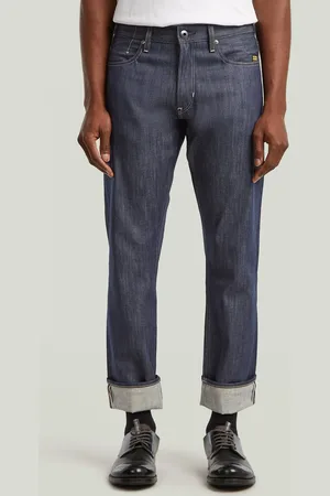 G-Star Mosa Straight Selvedge Jeans - - Men