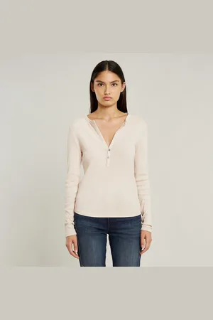 G-Star Deep V-Neck Slim Top - - Women