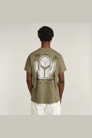 G-Star Back Graphic Loose T-Shirt - - Men