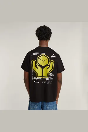 G-Star Back Graphic Loose T-Shirt - - Men