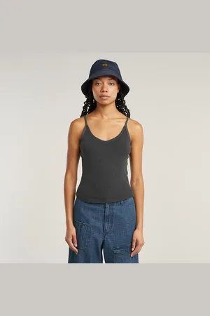 G-Star Spaghetti Strap Rib Top - - Women