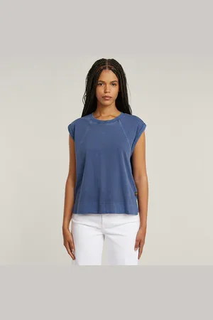 G-Star Back Zip Overdyed Top - - Women
