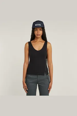G-Star Asymmetrical Zip Slim Tank Top - - Women