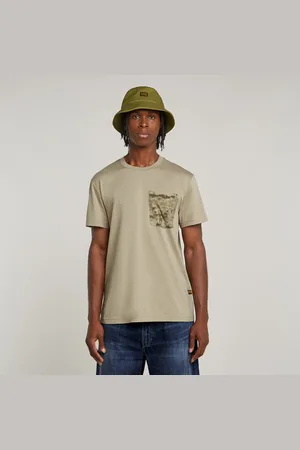 G-Star Shadow Woven Camo Pocket T-Shirt - - Men