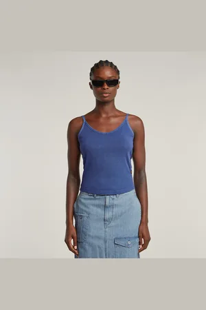 G-Star Spaghetti Strap Rib Top - - Women