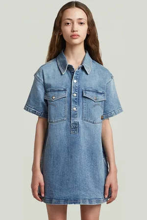 G-Star Girls Dress Shirt Collar Denim - - girls