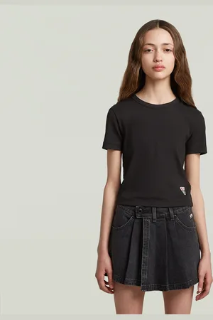 G-Star Girls T-Shirt Slim Crop - - girls