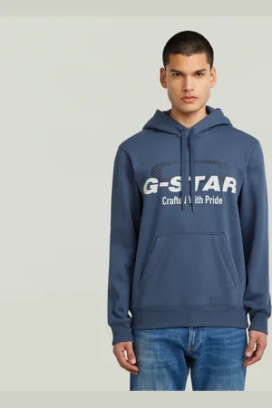 G-Star Logo Hooded Sweater - - Men