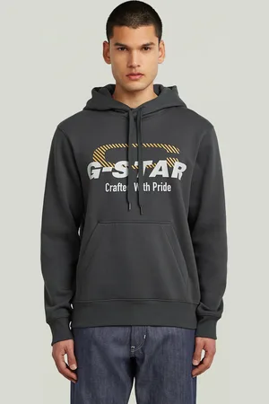 G-Star Logo Hooded Sweater - - Men