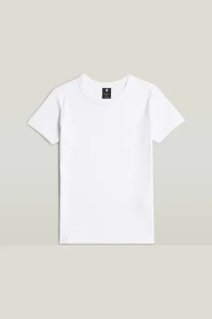 G-Star Rib Cap Sleeve T-Shirt - - Women