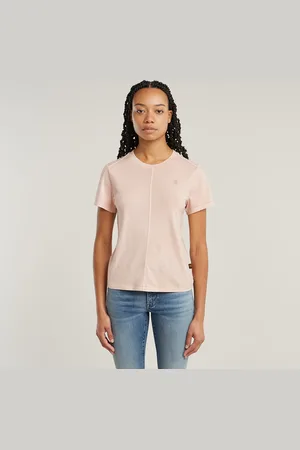 G-Star Overdyed Front Seam T-Shirt - - Women