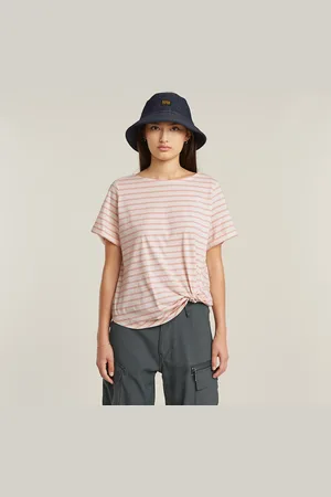 G-Star Striped Knot T-Shirt - - Women