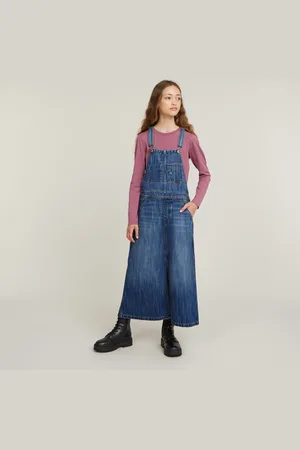 G-Star Girls Dungaree Dress Long - - girls