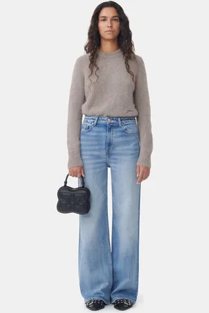 Ganni Andi Jeans Dame Størrelse 24W/34L