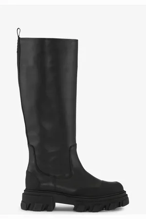 Ganni Cleated High Tubular Støvler I Dame Størrelse 41