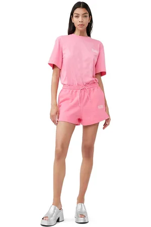 Ganni Drawstring Shorts I Dame Størrelse L Økologisk Bomuld/Polyester