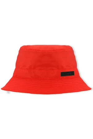 Ganni Red Bøllehat I Dame Størrelse Xs/S Genanvendt Polyester