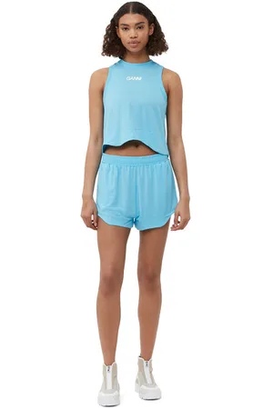Ganni Active Mesh Shorts I Dame Størrelse Xxs