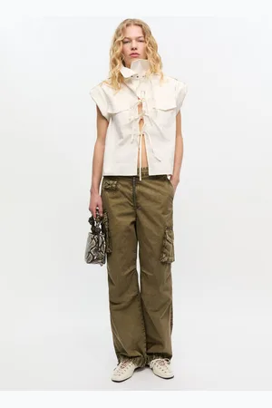 Ganni Slange Mini Bou Bucket Taske I White